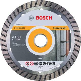 BOSCH Diamantskæreskive Standard for Universal Turbo 150 x 22,23 x 2,5 x 10 mm