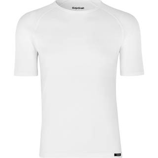 GripGrab Ride Thermal Base Layer Kortærmet Hvid - Størrelse Medium