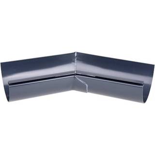 Plastmo indvendig gering, PVC, grafit, 45° - nr. 10