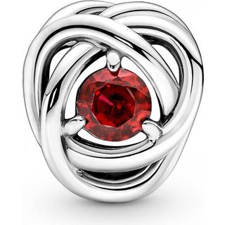 Pandora July Eternity Birthstone Charm - Red