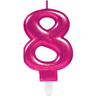 Nummerlys nr. 8 - Pink
