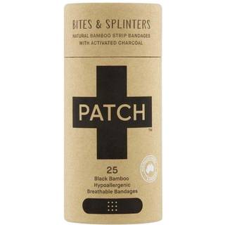 PATCH-Komposterbare Plastre Af Bambus - Aktivt Kul - 25stk