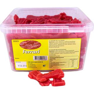 Ferrari bulk - 3 kg klassisk rødvinsgummi