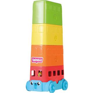 Tomy: Toomies Farverige Æg Dobbeltdækkerbus