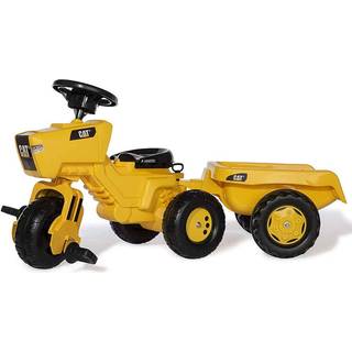 rollyTrac CAT Traktor med 3 hjul og anhænger