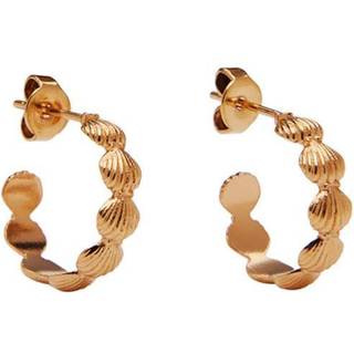 Pico Gudruns Øreringe 24 kt. Forgyldt Messing Q01020-FG - Dame - Brass