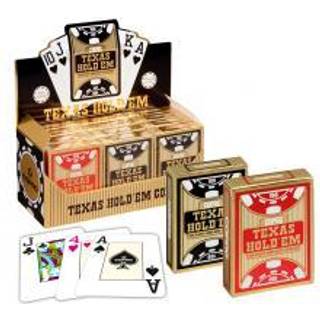 Copag 100% Plastic Poker Texas Hold'em Gold (1 Dusin)