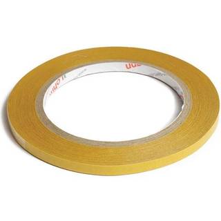 Dobbeltklæbende tape, syrefri, 6mm