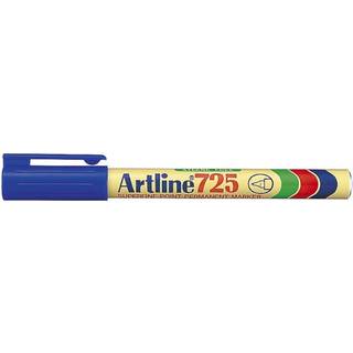 Artline EK725 marker permanent 0,4mm spids blå