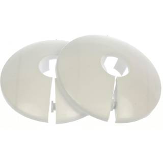 Plastroset 15 mm hvid - 2 stk.