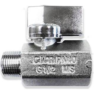 Kuglehane m/n 1/2-3/8'' m/krom håndtag