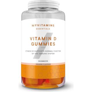 Vingummier med D-vitamin - 60servings - Appelsin