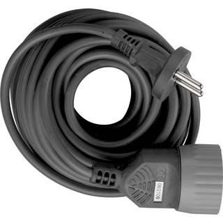 E-line kabelsæt u/j  2x1,5 10m sort