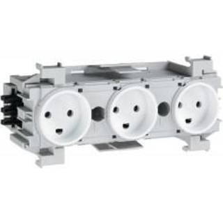 Hager Stikkontakt ecoline 3xedb front
