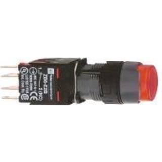 Schneider Lampetryk ø16 rød     xb6ae4b2b