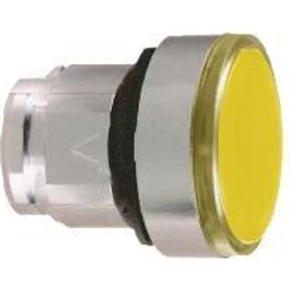 Schneider Lampetryk plan m/kip orange f/led