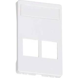 LK FUGA® afdækning 1,5 modul RJ45 hvid