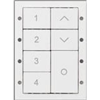 Helvar Digidim135w panel med 7 tryk hvid