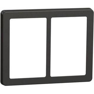 LK FUGA Base 63 Design ramme 2x1½ modul, koksgrå