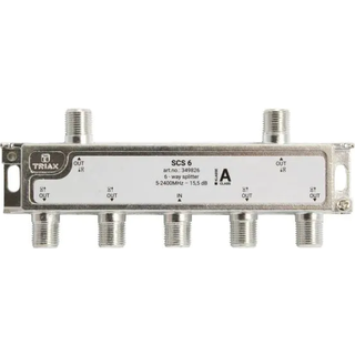 Triax SCS 6 antennefordeler, 6-vejs, 5-2400 Mhz | PRIS-MATCH