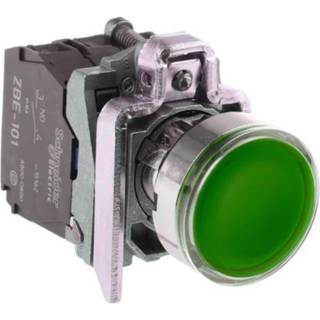 Schneider Lampetryk grøn sl+br xb4bw33g5