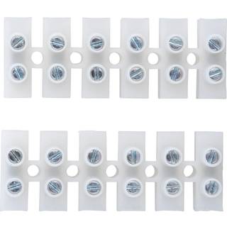 Klemrække 6-polet 2,5mm2 neutral 2-pak