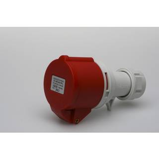 Cee17 forlængerled rød 3f+o+j 16a/400v