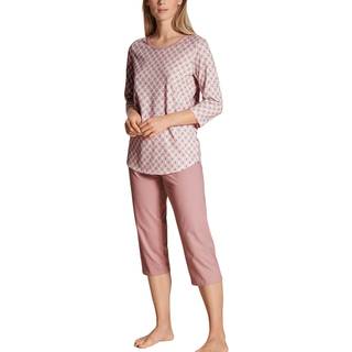 Calida Lovely Nights Crop Pyjama - Pink Pattern - Medium
