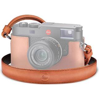 Leica Carrying strap, leather cognac