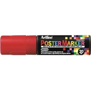 Artline Poster Marker 20 rød