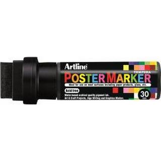 Artline Poster marker EPP-30 med 30mm bred spids sort