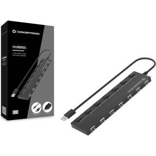 Conceptronics Conceptronic HUBBIES08BP - hub USB hub