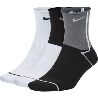 Nike Everyday Plus Lightweight-træningsankelstrømper til kvinder (3 par) - multifarvet - 42-46