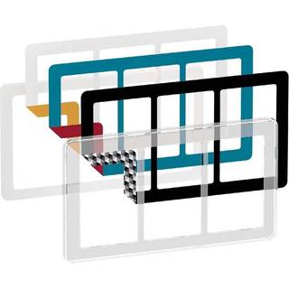 LK Fuga Choice design ramme - 3x1½ modul - Transparent