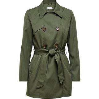 Only - Grøn - Onlvalerie Trenchcoat Otw Noos - Small