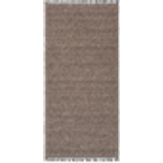 Horredsmattan Cotton Tova Tæppe 170x250 Cm t - Ensfarvede tæpper Bomuld Mørkebrun - 71599-F250