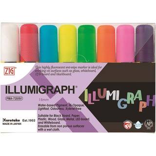 Marker Illumigraph 15mm 8-etui, ZIG PMA-720-8VAB