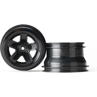 Traxxas 7671 Wheels 5-spoke black 1/18 Teton (2)