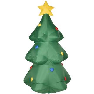 Oppustelig LED-juletræ 190 cm.