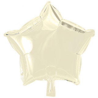 Elfenbenhvid folieballon, Stjerne