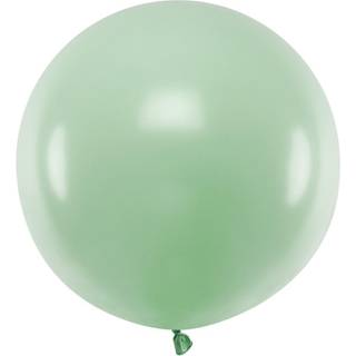 1 stk Stor pastel pistace ballon - 60 cm