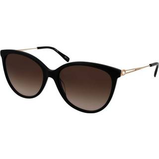Pierre Cardin Kvinde P.C. 8485/S 807/HA Solbriller Acetat Sort Brun Rund Normal Skygge