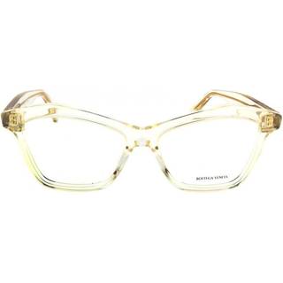 Bottega Veneta Kvinde BV1096O 004 Optiske stel Acetat Beige Transparent Cat Eye