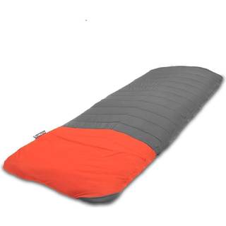KLYMIT Quilted V Sheet Pad Cover - Orange/Grey - Udendørsliv fra Klymit