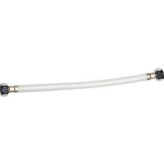 Kombi flex toiletslange, hvid, 1/2"x1/2" 40 cm