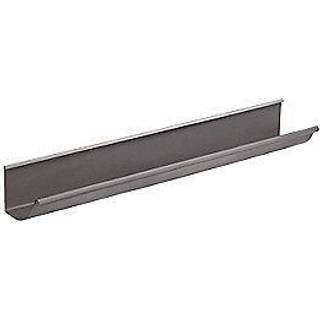 VM Zinc tagrende 0,80x333 mm 1/4-rund. Med folie. Lgd. a 3 mtr. Quartz. -Tages ikke retur-
