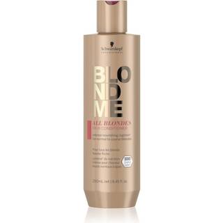 Schwarzkopf Professional Blondme All Blondes Rich Nærende balsam Til kruset hår 250 ml - 250 ml
