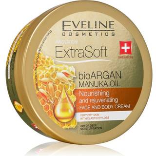 Eveline Cosmetics Extra Soft Fugtighedscreme til ansigt og krop Med Arganolie 175 ml - 175 ml