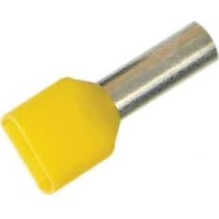 Iso. Twin-Terminalrør 2X6Mm² L14 Gul Elpress