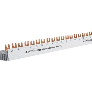 Hager Sløjfeskinne 3x(p+n) gaffel 16mm